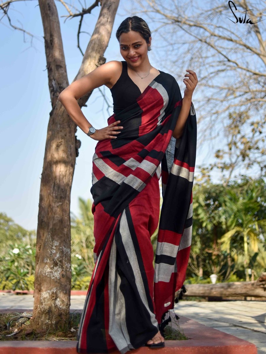 Buy Handloom Sarees Online in India | Myntra