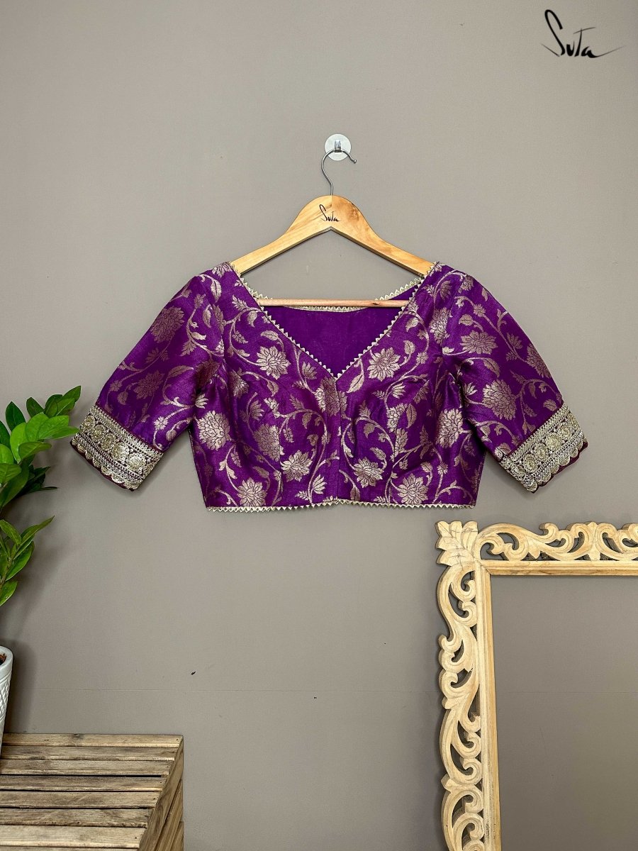 printed Silk Red Deep Knot Neck Blouse, Size: 36 at Rs 200/piece in  Ghaziabad