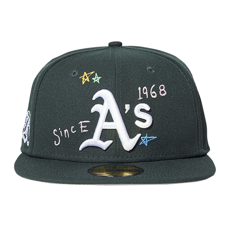 NTWRK - 5950 MLB SCRIBBLE Oakland Athletics-7 1/4