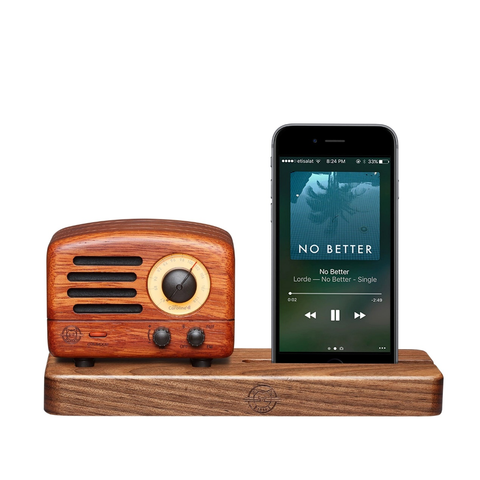 wooden bluetooth speaker