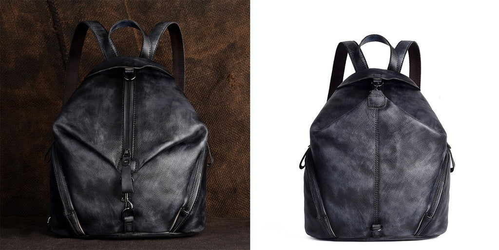 Black Leather Backpack - Look Good. Feel Amazing