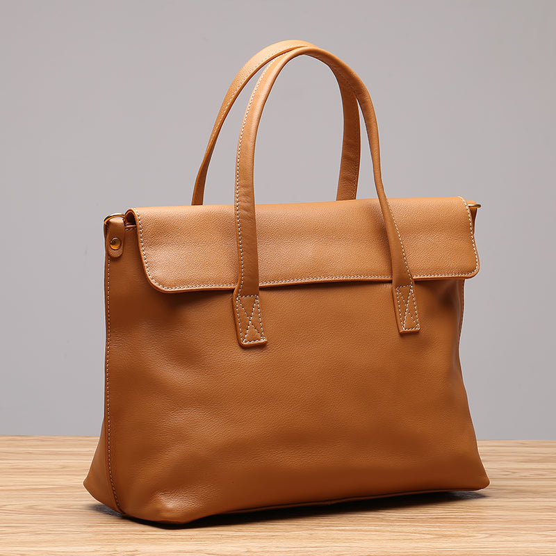 Beige Leather Womens Handbags Work Bags Shoulder Bag for Women ...