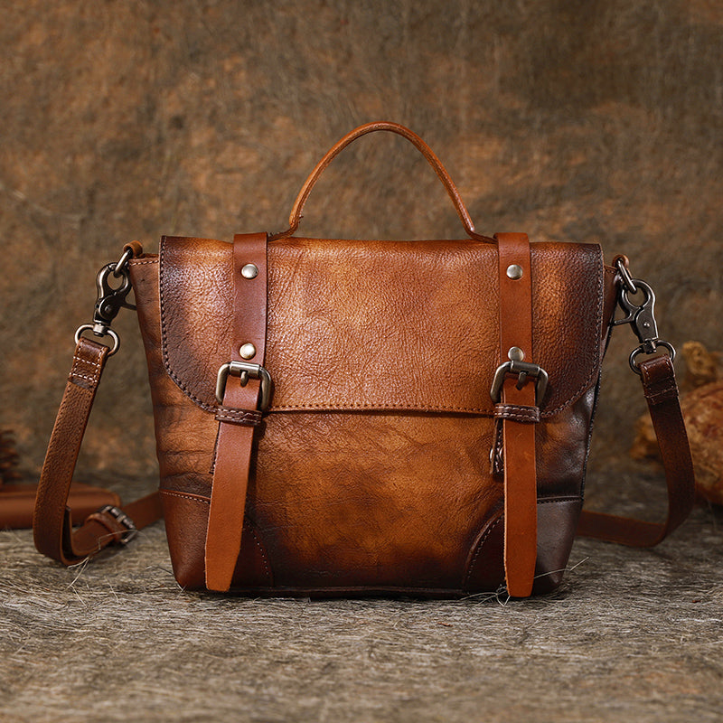 Designer Leather Handbags Women's Leather Satchel Bag Purse for Women ...