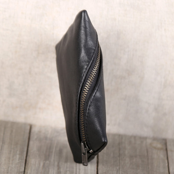 Unique Womens Leather Small Zip Wallet Leather Coin Purse for Women ...