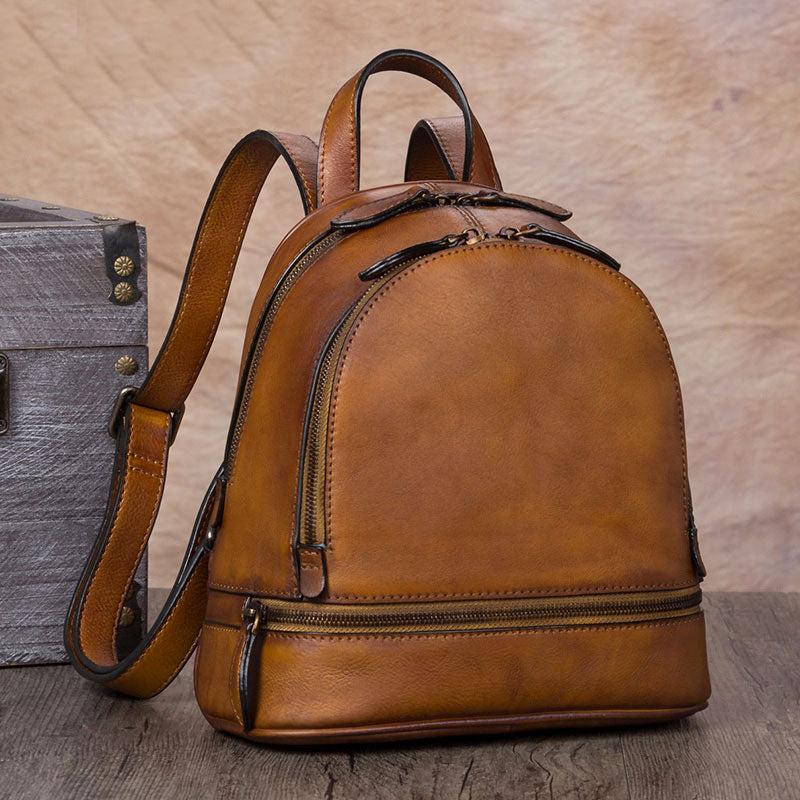 backpack leather purse