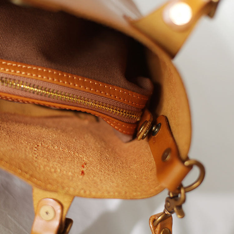 Vintage Womens Genuine Leather Crossbody Tote Bag Cross Shoulder Bag f ...