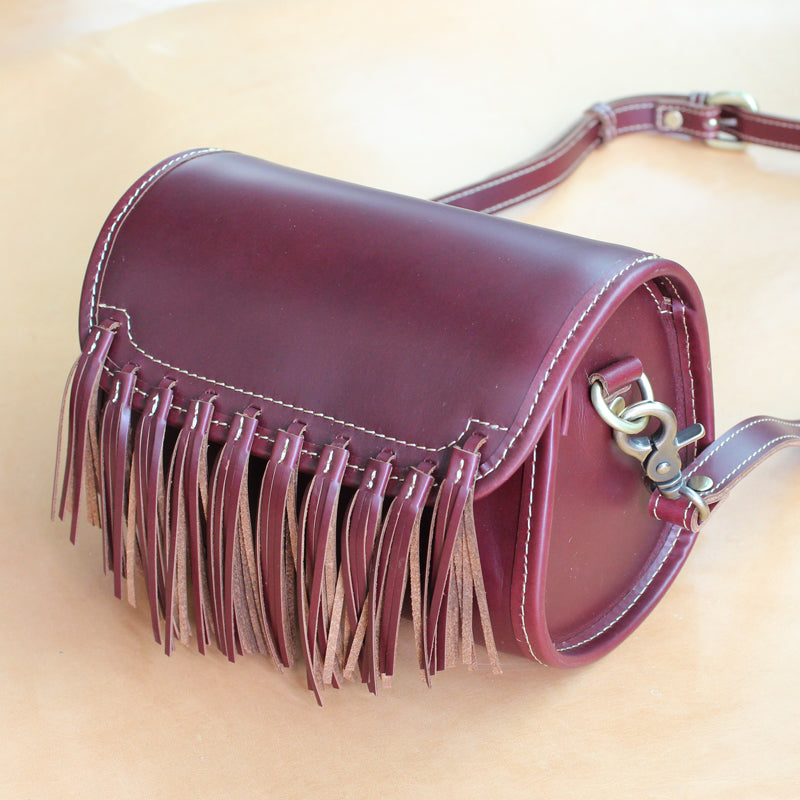 western leather crossbody purse