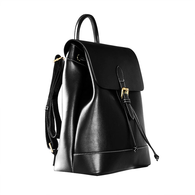 Womens Black Leather Backpack Purse Cute Backpacks for Women ...