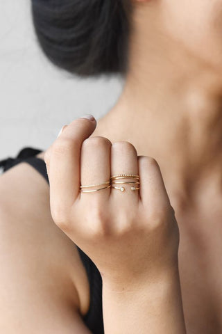 stackable rings minimalist