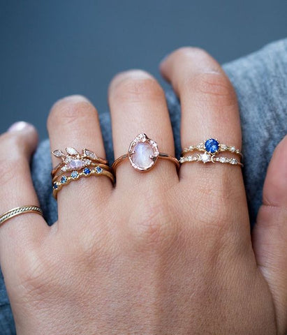 vintage stackable rings