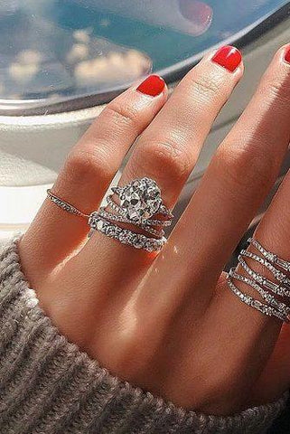 fancy stackable rings