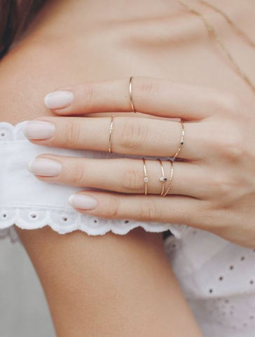 stackable rings minimalist