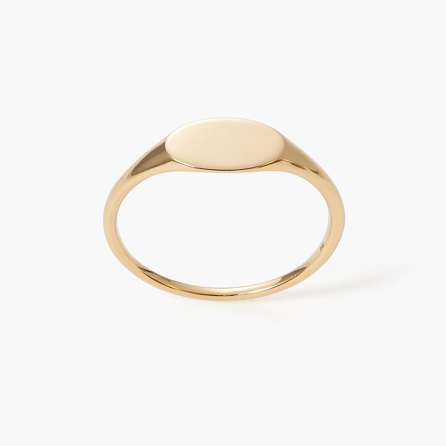 Peter do INSIGNIA RING 8 / BRUSHED GOLD | www.carlottakoporossy.com