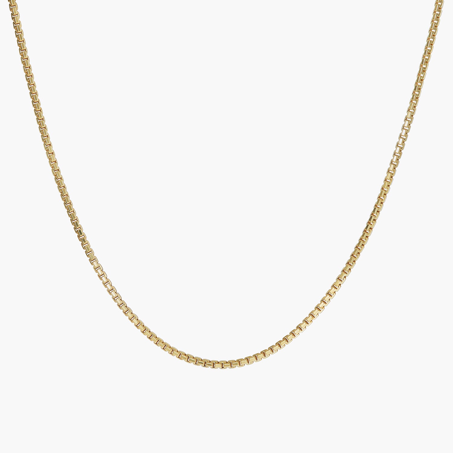 Silver Trace Cube Chain Necklace | Maya Magal London