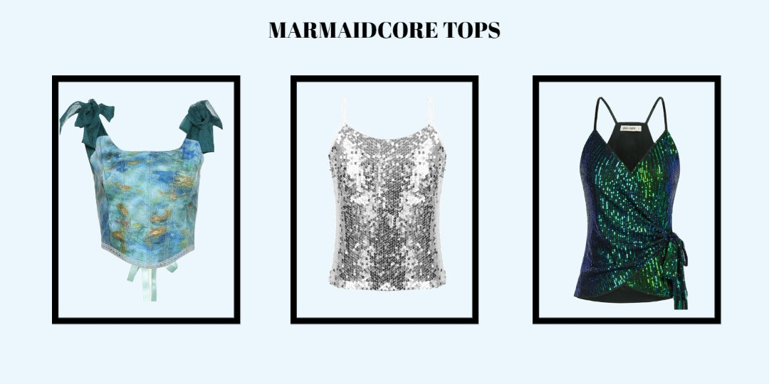 mermaidcore tops