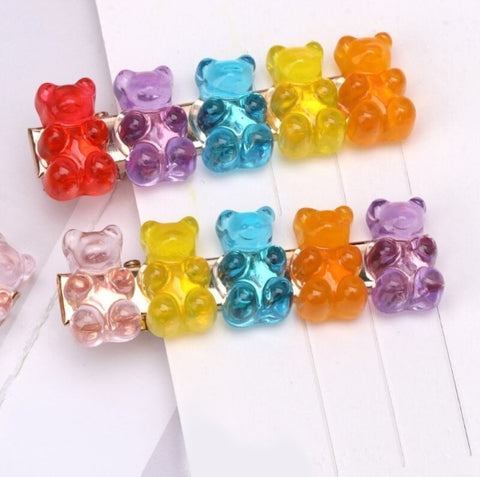 gummy bear hair pins