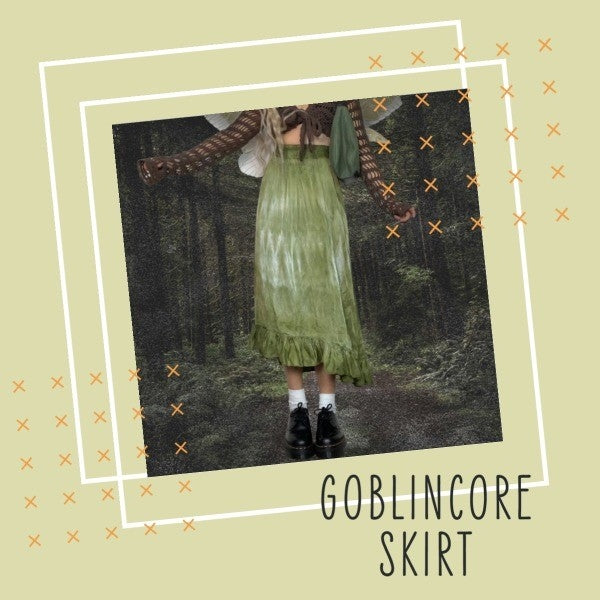 goblincore skirt