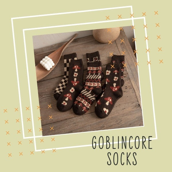 goblincore socks