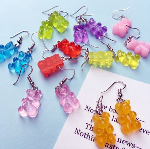 gummy bear earrings