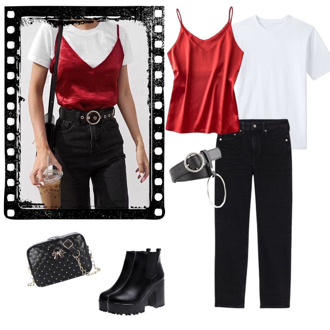 red aesthetic outfit