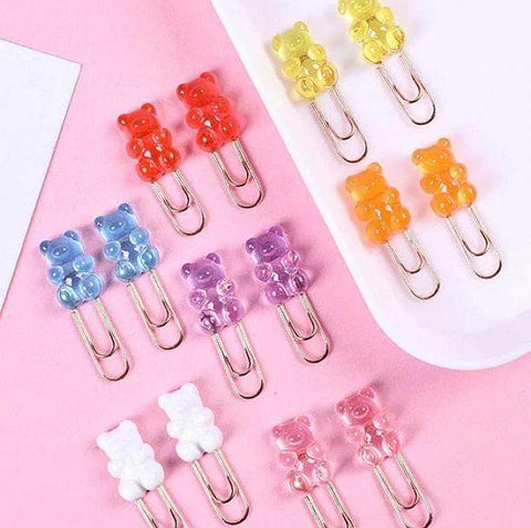 gummy bear paper clips