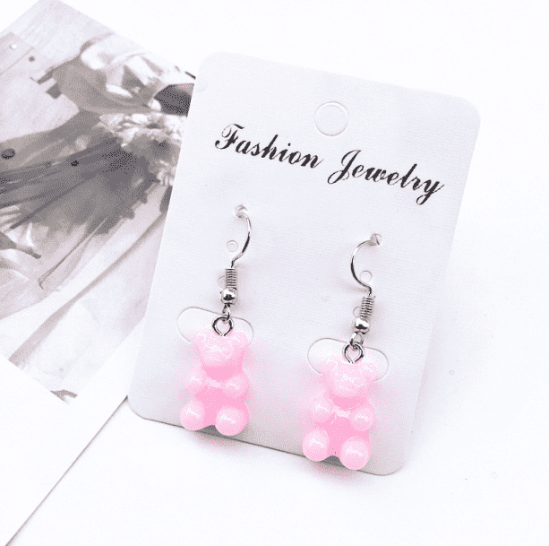 Gummy Bear Earrings Aesthetic Kawaii Grunge Jewelry - roblox gummy bear earrings