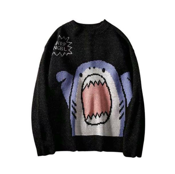 Shark Jaws Sweater | Aesthetic Clothes Shop