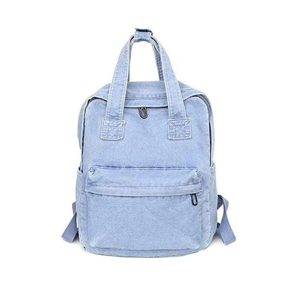 Aesthetic Denim Backpack | Aesthetic School Bags & Backpacks