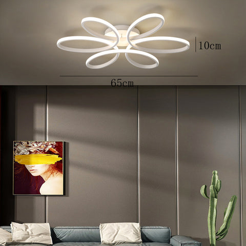 LED Ceiling Lamp Flower-shaped Living Room Lamp Simple Study