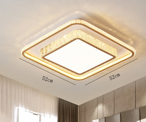 Living Room Lamp Simple Atmosphere LED Ceiling Crystal