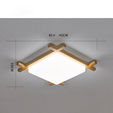 Simple Modern Corridor Corridor Square Log LED Living Room