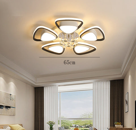 Modern Light Luxury High Grade Atmospheric Crystal Ceiling