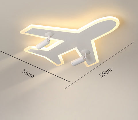 Children’s Room Airplane Lamp Creative Room Layout Bedroom