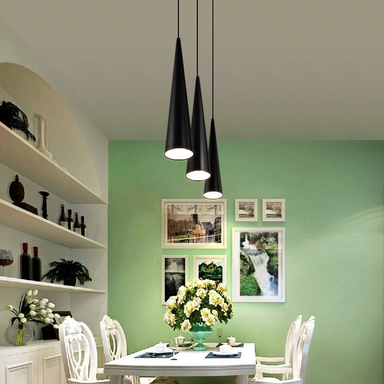 Pendant Lights Modern Kitchen Lamp Dining Living Room Cone Shape Penda ...