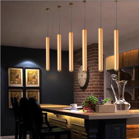 Gold Pendant Lamp Down Lights Kitchen Island Dining Living Room Shop D ...