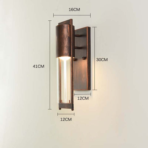 Waterproof Outdoor LED Wall Lighting Retro Vintage Bronze