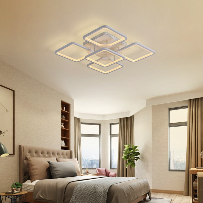 Modern Led Ceiling Lights Plafond Lamp Lustre Suspension For Living Dining Room Kitchen Bedroom Home Deco Light Fixtures