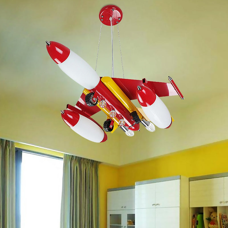 Airplane Hanging Lamp Chandelier Light For Kids Gift Children S Room Bedroom Cartoon Boys Christmas Decorations For Home Fixture