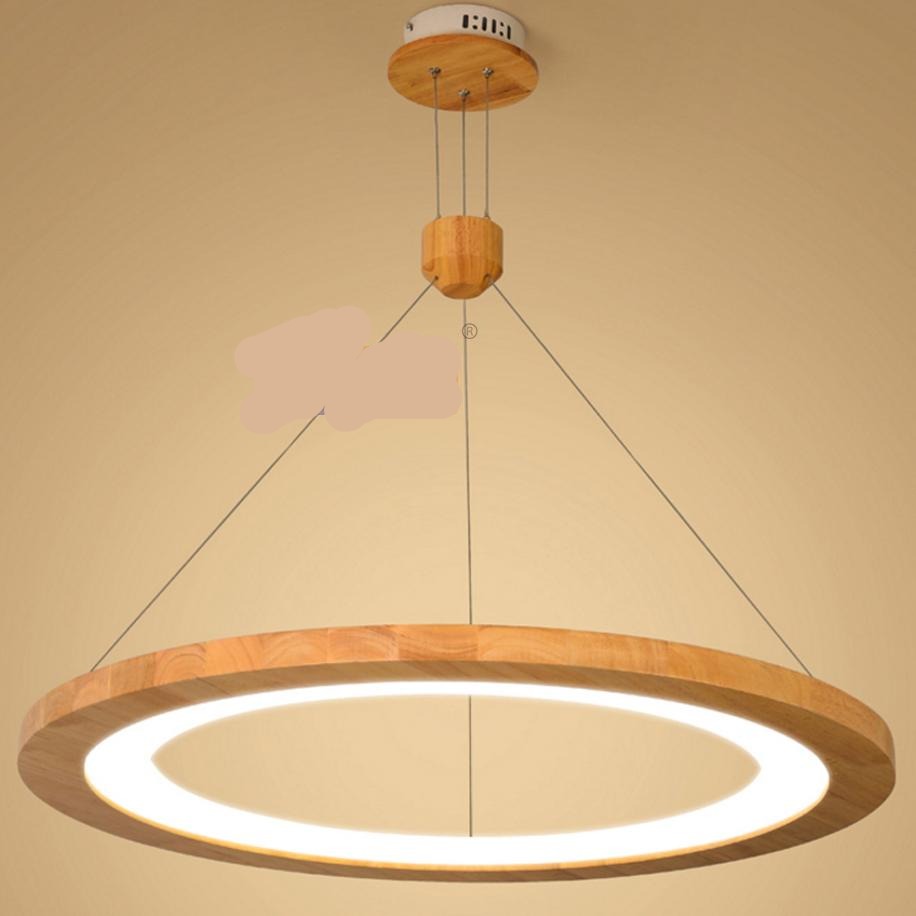 LED Nordic Wooden Iron Acrlic Ring LED Lamp LED Light.Pendant Lights.P