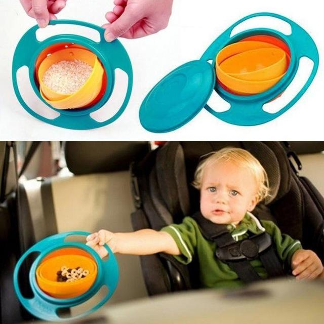 Image result for Bowl 360 Dish Bowl Anti Drop Spills For Infants Babies