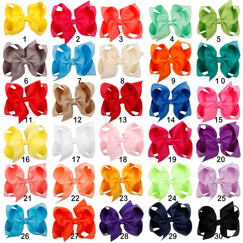 30pcs 4 inch Hair Bows | Baby Girl Bows 