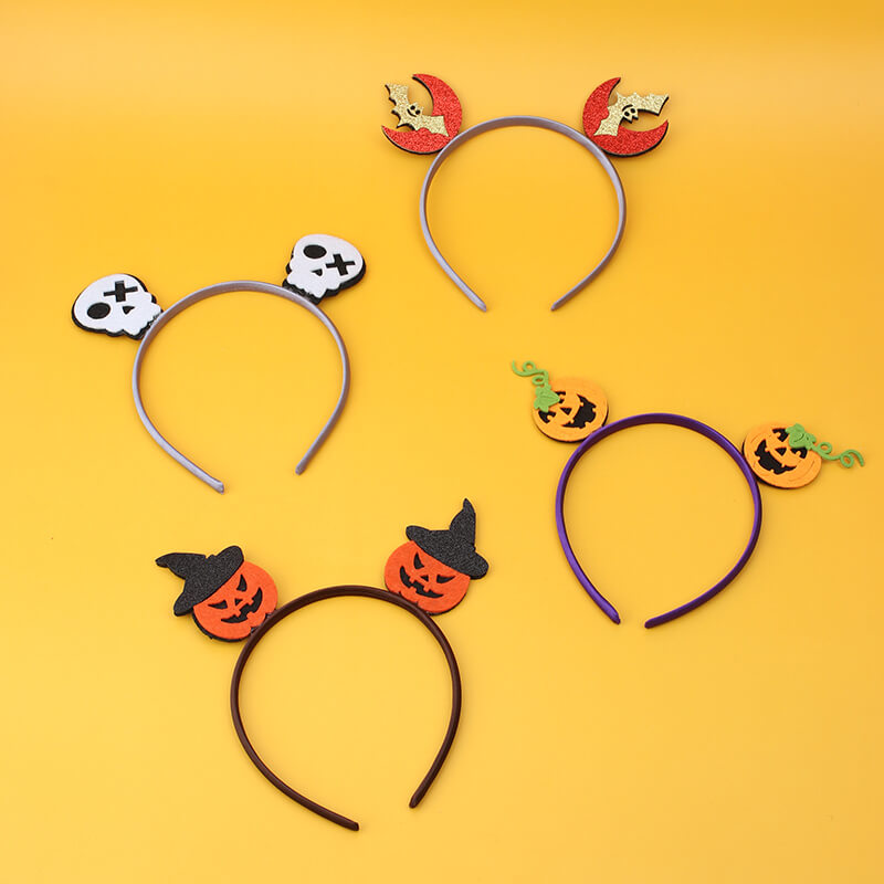 Halloween Hair Bands Pumpkin Headwear – cnhairaccessories