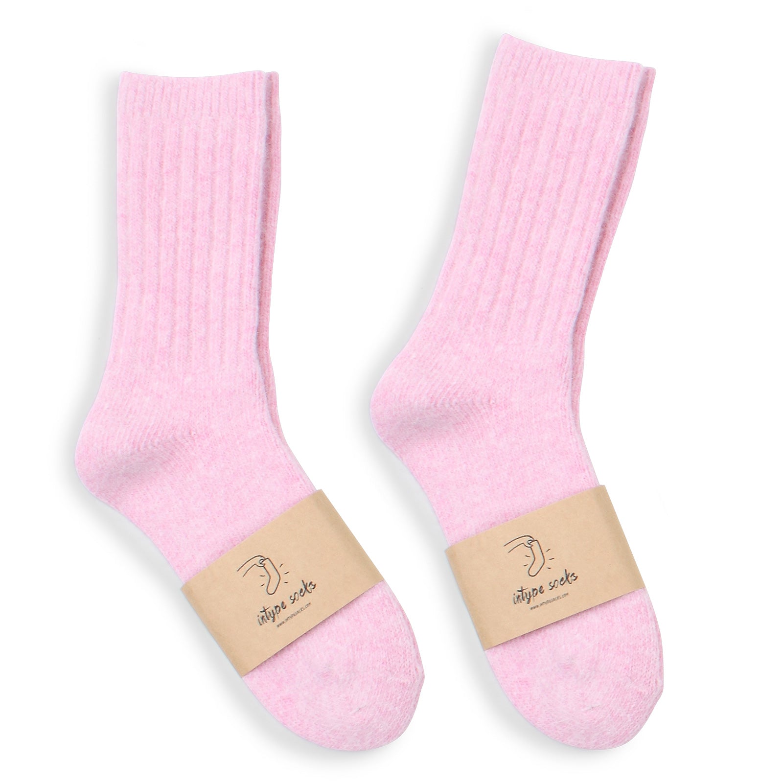 Pastel Soft Angora Crew Socks YE59 – intypesocks