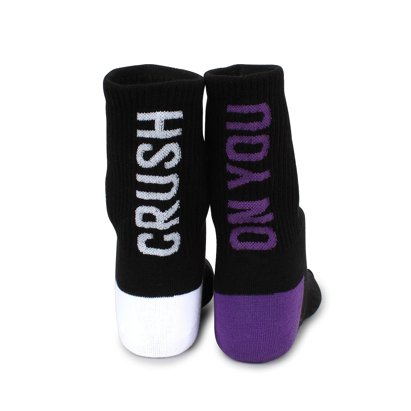 Crush for U Rugby Ribbed Street Fashion Socks (Crew 5pairs) AO15 ...