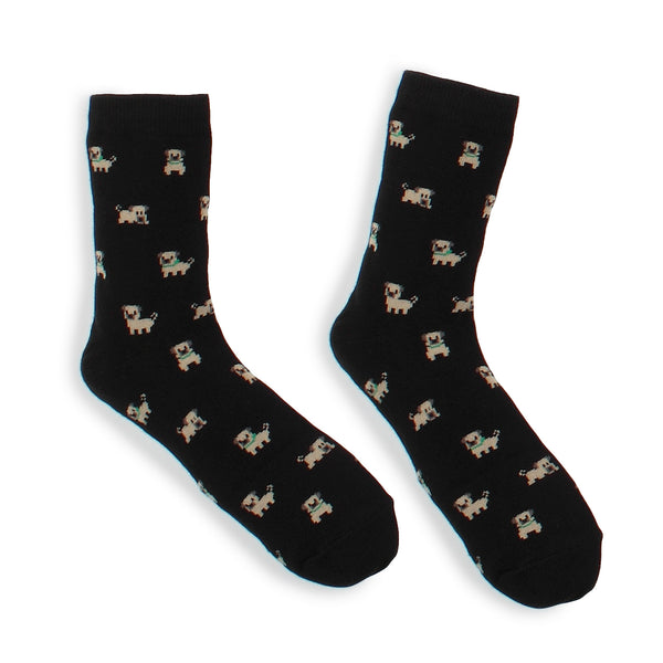 Little Dog Puppies Corgi Pattern Socks (Crew 7 pairs) LH17 – intypesocks
