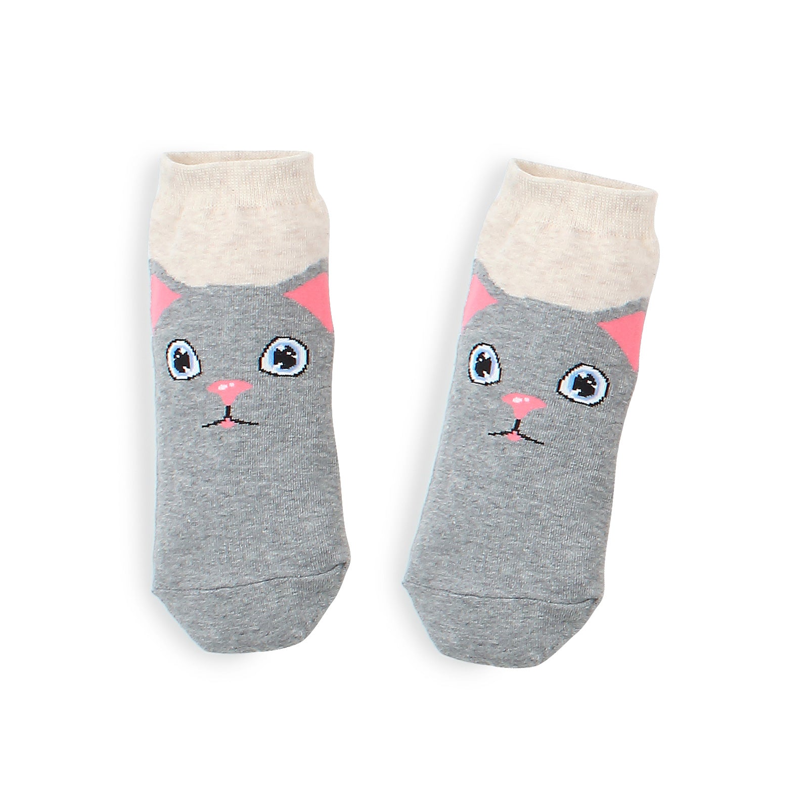 Odd eye kitten tabby cat socks (5 pairs) IR15 – intypesocks