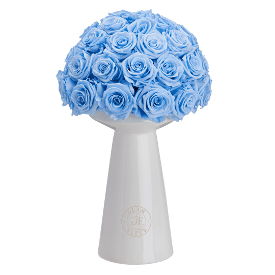 ROSES AND BABY-BREATH BOUQUET – Larisalefleur Florals