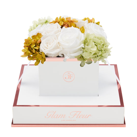 The Blanche Collection Gift – Preserved Roses In A White Box