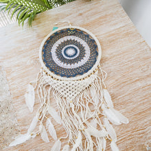 Load image into Gallery viewer, Steel Grey Macrame Dream Catcher. - Unique Imports