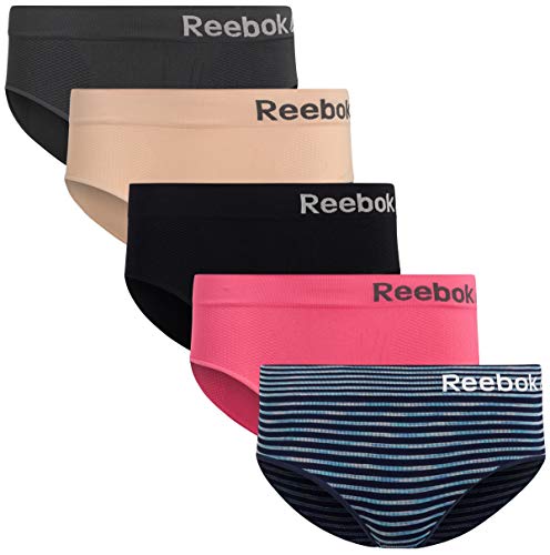 Reebok Women 4 Pk Seamless Panties Thongs XL Performance Training